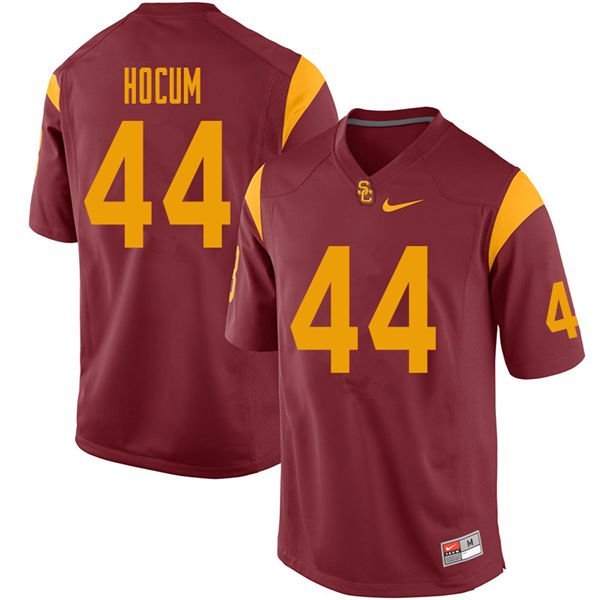 Men #44 Matthew Hocum USC Trojans College Football Jerseys Sale-Cardinal - Click Image to Close